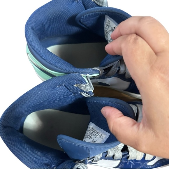 Nike Air Jordan 1 Mid "Blue Mint" Sneakers Size Men's 8.5 - Picture 13 of 13